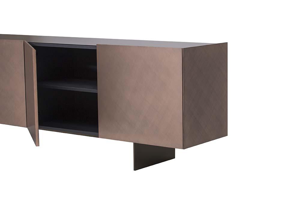 COATED Wooden sideboard with doors