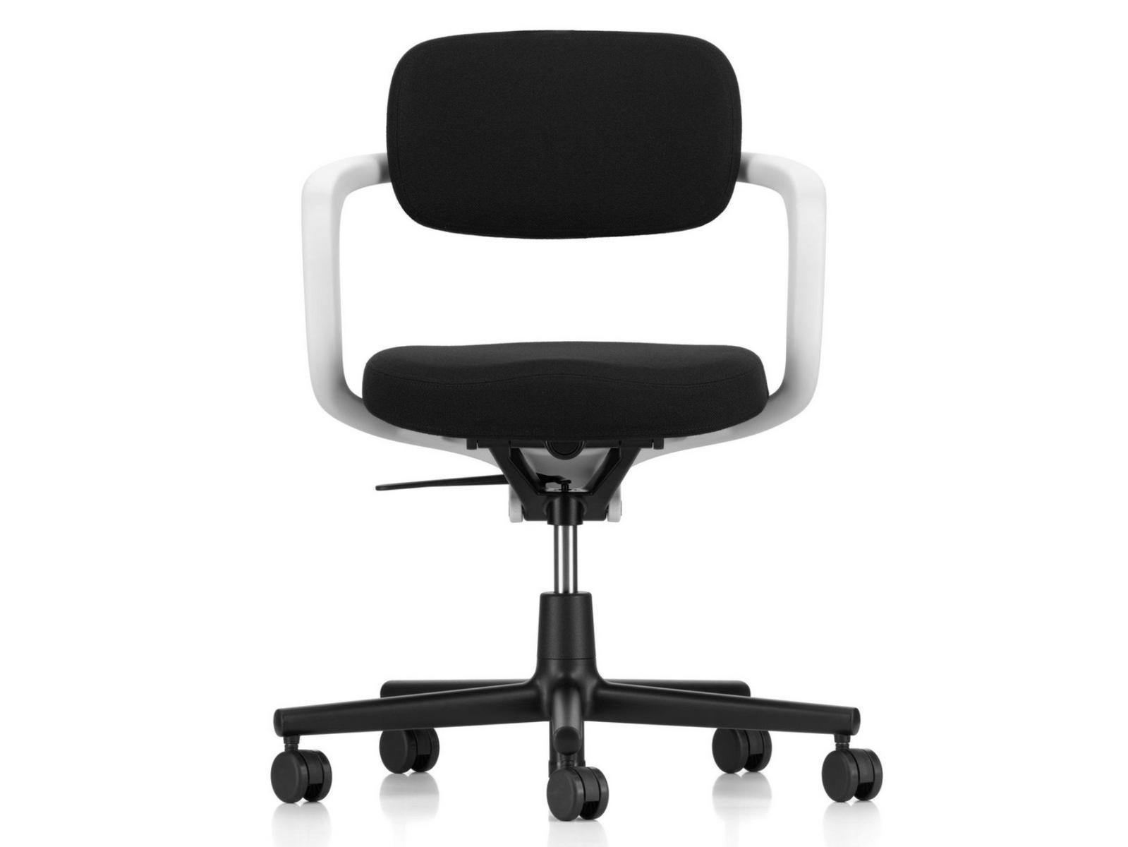 ALLSTAR Height-adjustable fabric office chair with armrests