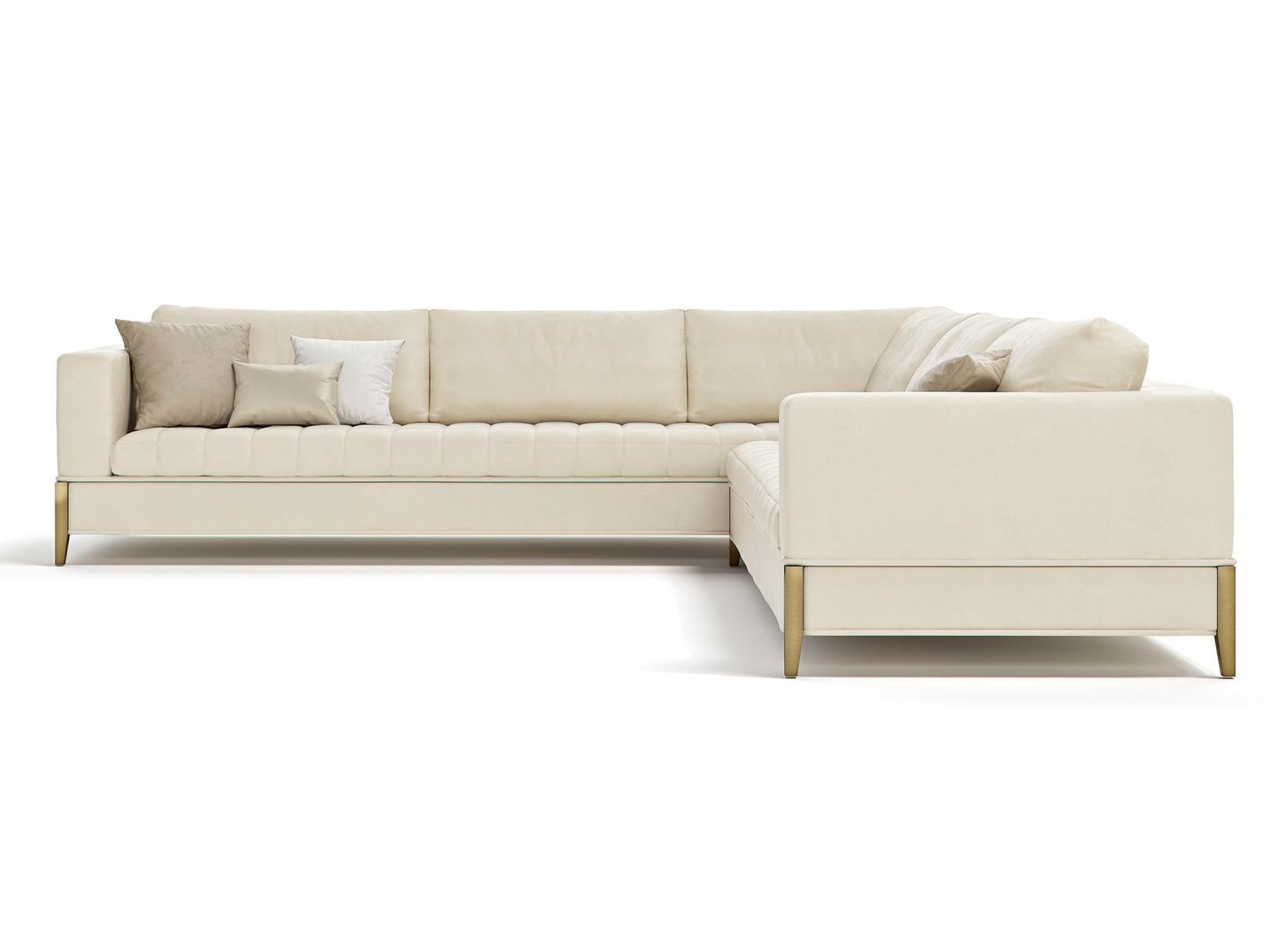 OYSTER Corner upholstered fabric sofa