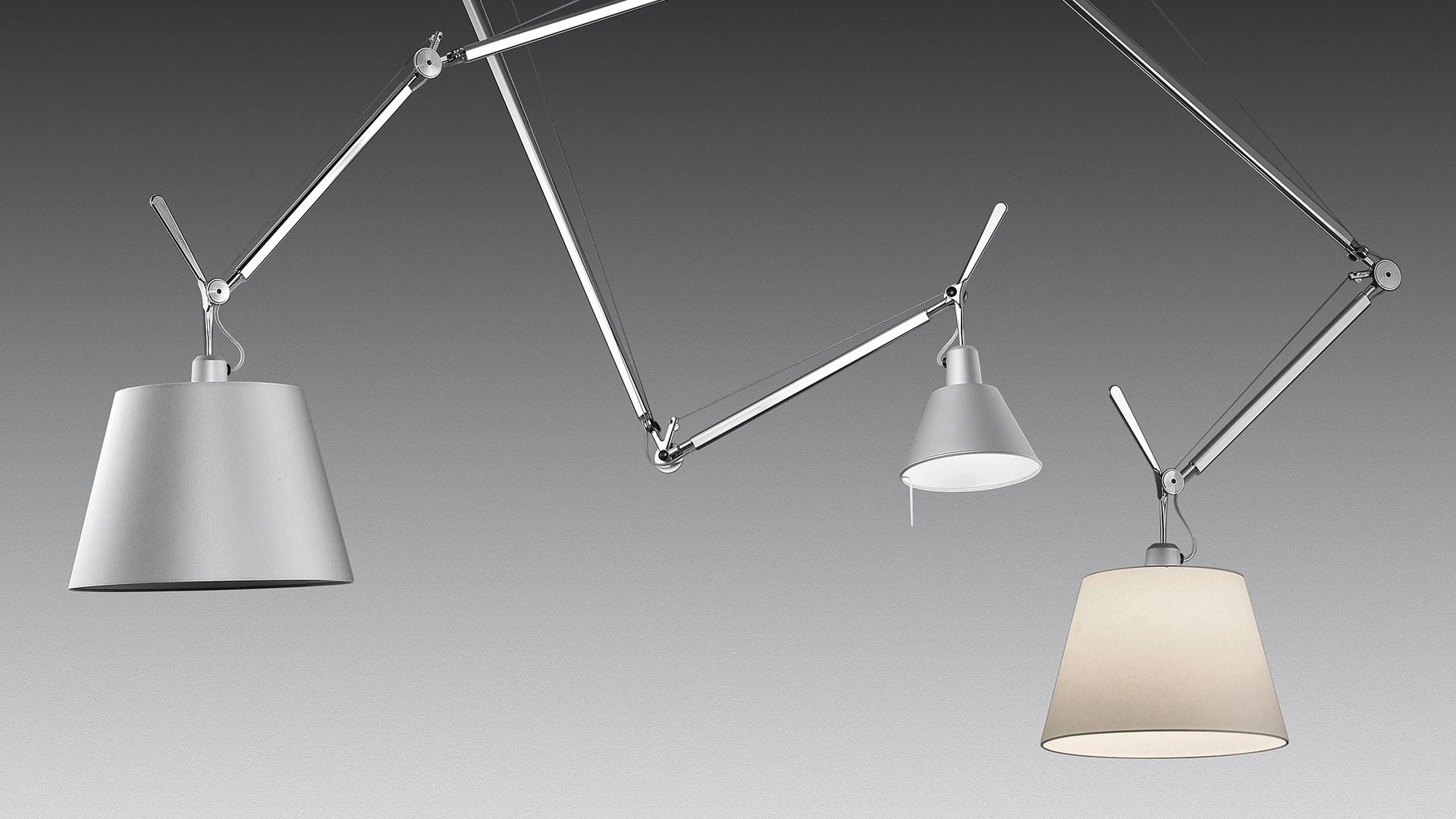TOLOMEO DECENTRATA SUSPENSION Swivel aluminium pendant lamp TOLOMEO DECENTRATA SUSPENSION Swivel aluminium pendant lamp