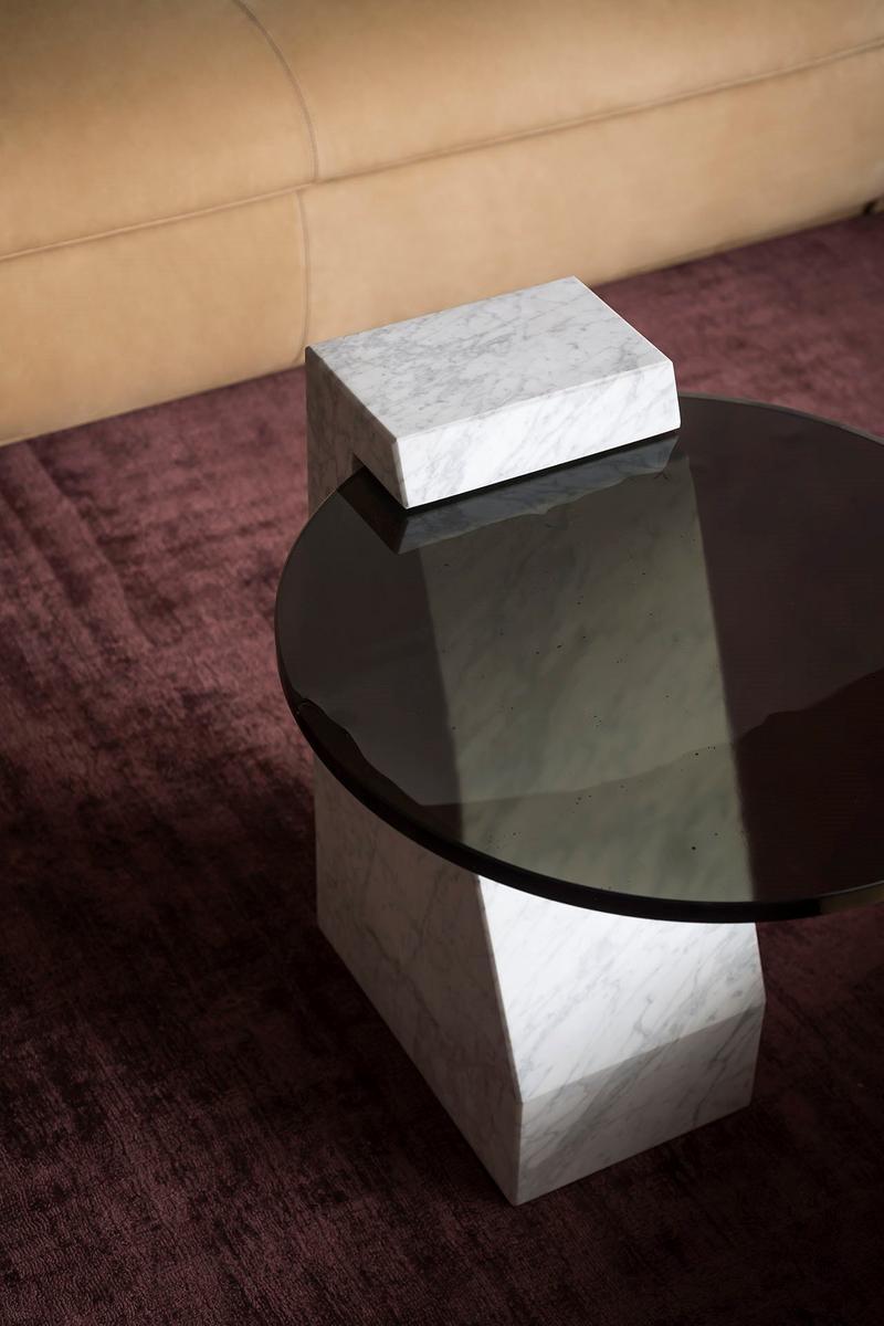 VERRE PARTICULIER Round side table