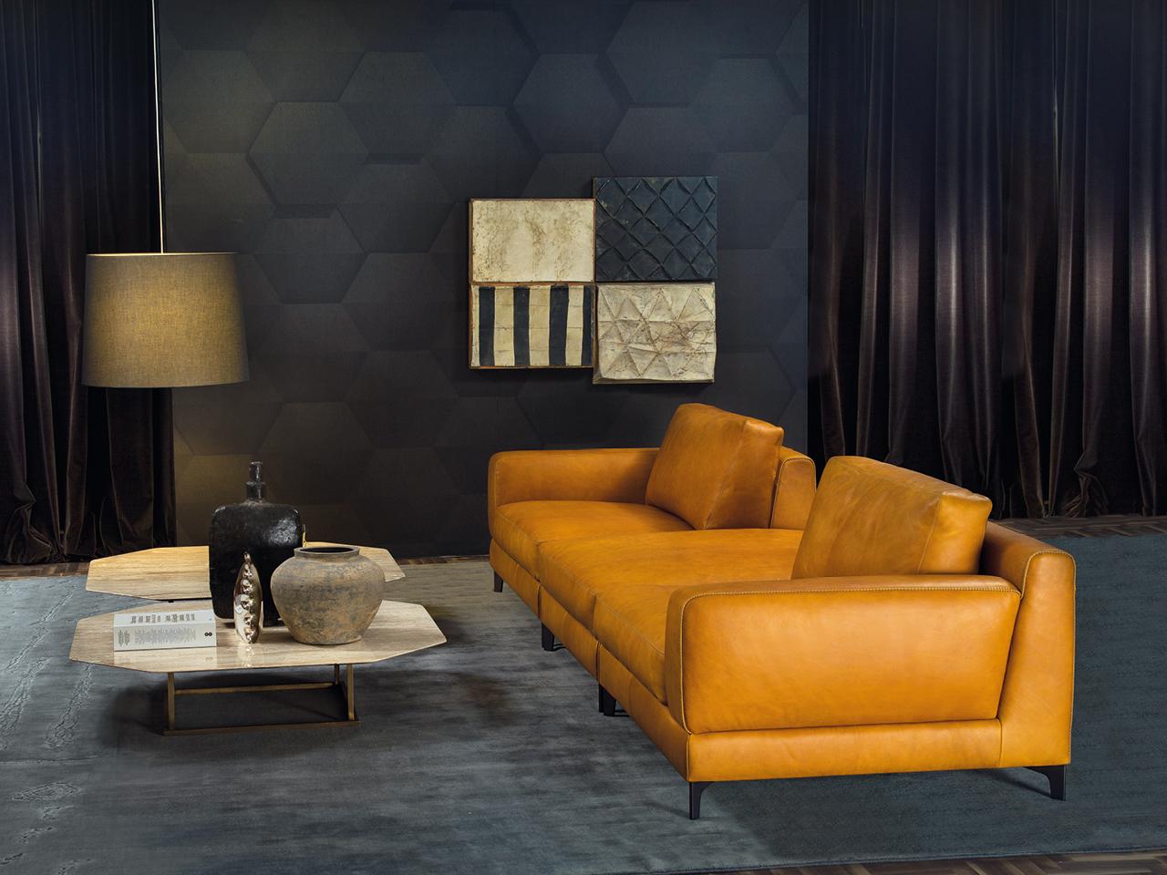 BEN Sectional leather sofa