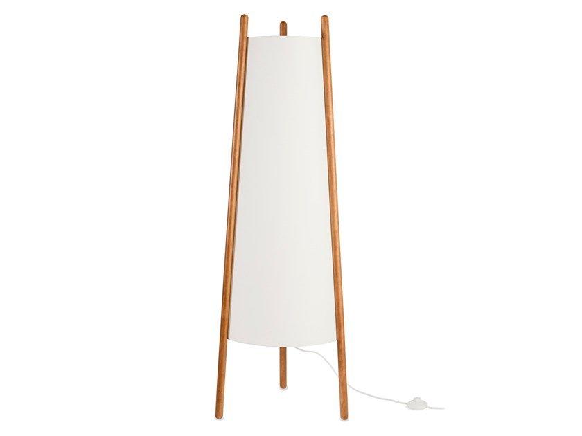 WOODY LED wooden floor lamp