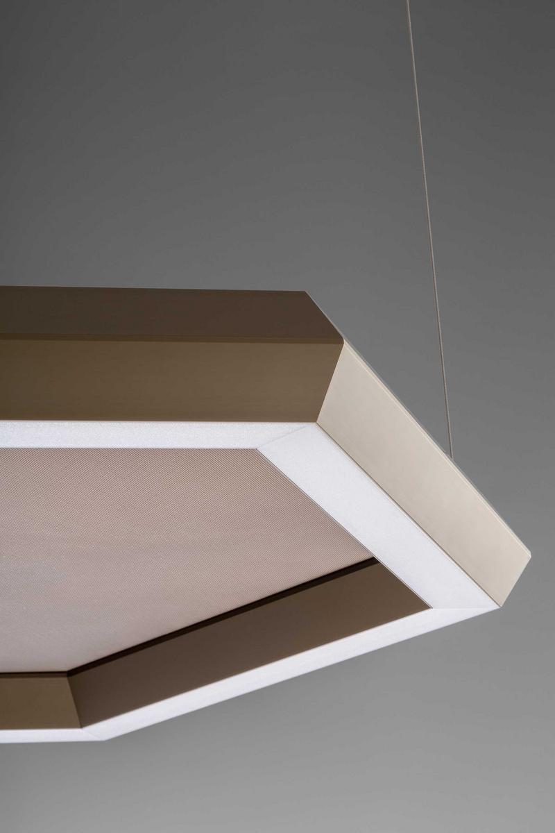 EXAGON SILENCE Sound absorbing LED pendant lamp