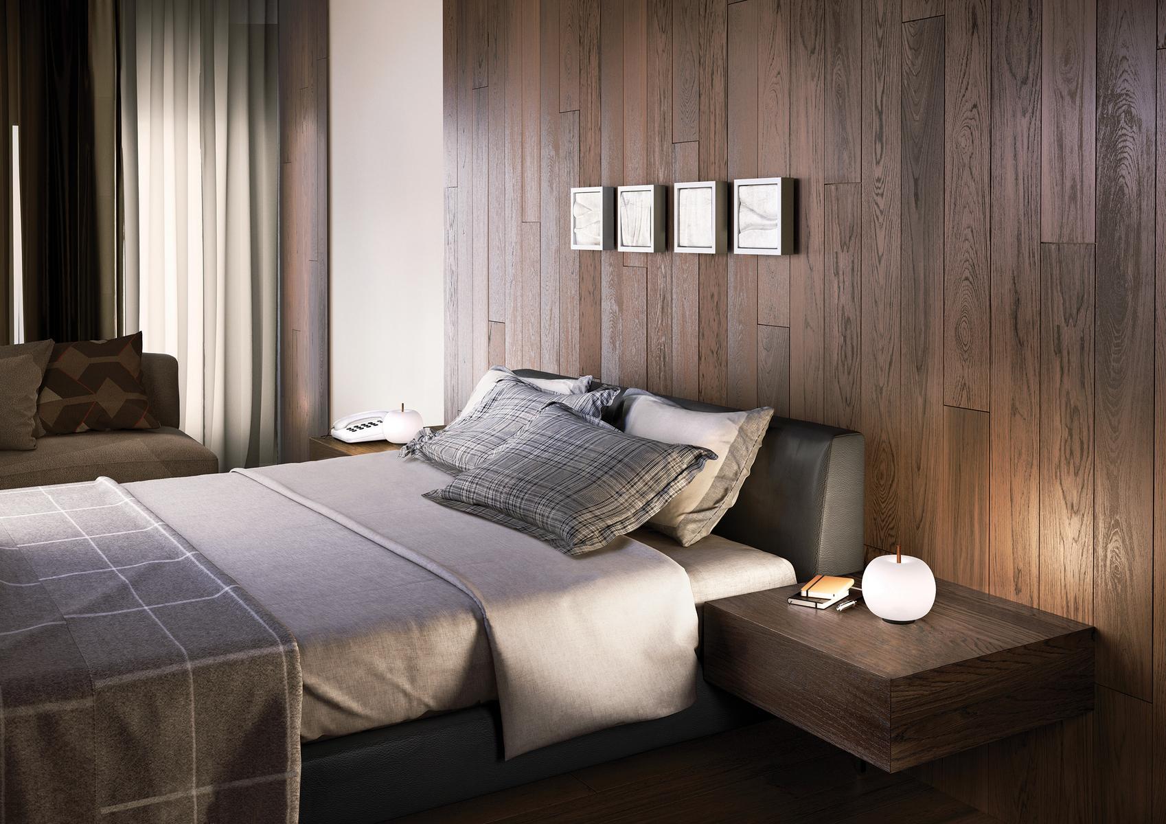 KUSHI Opal glass table lamp