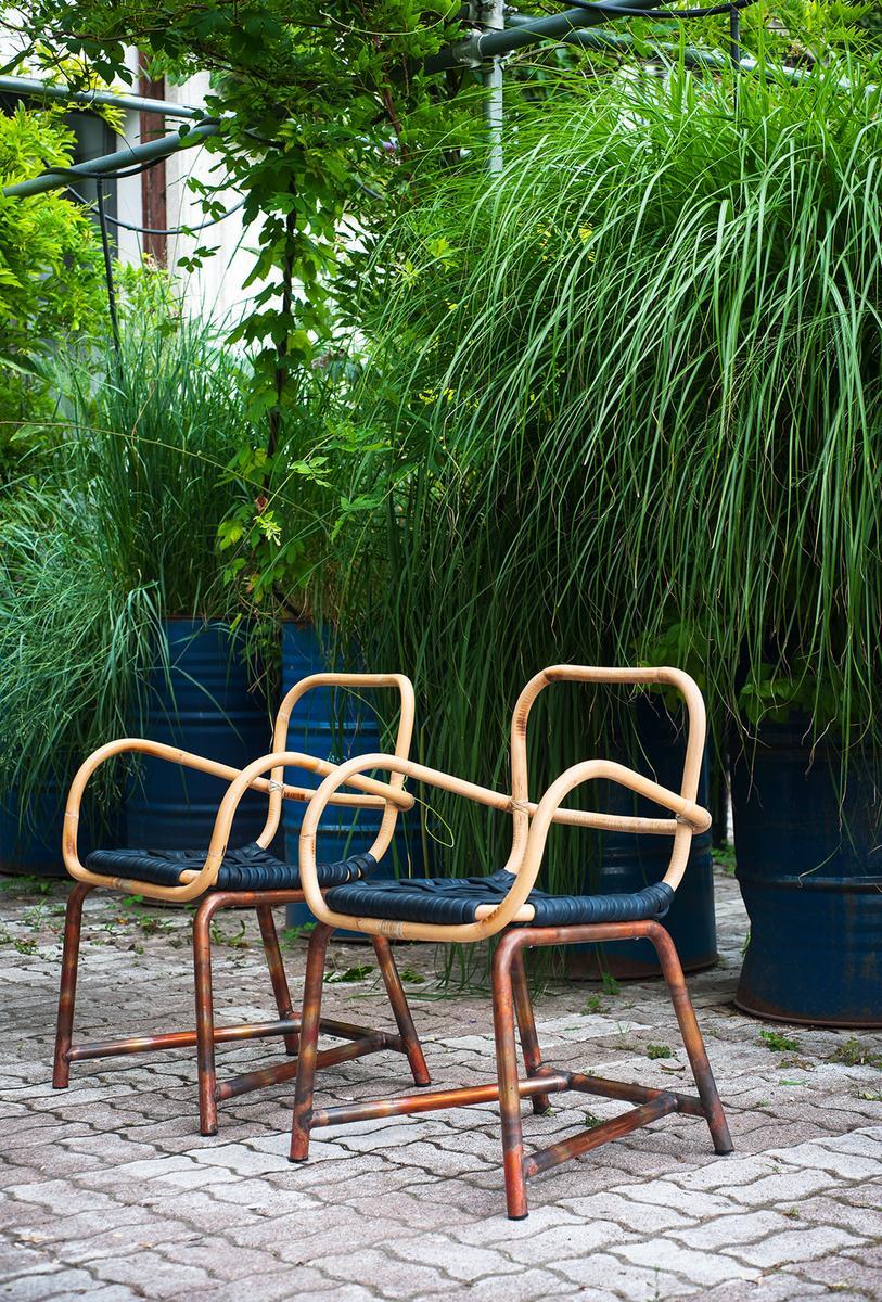 MANILA Garden chair with armrests