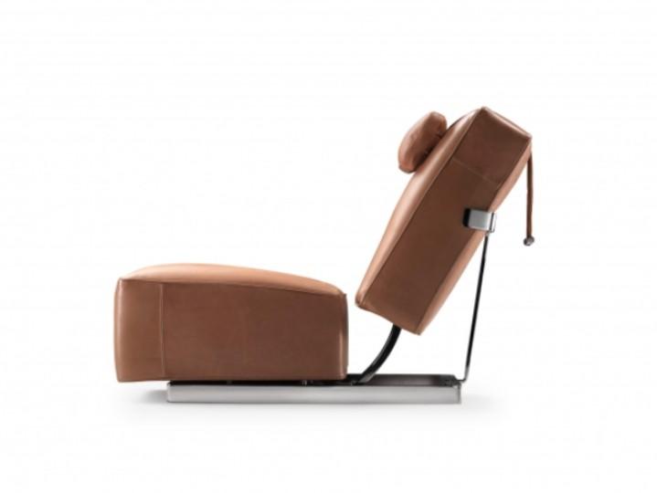 A.B.C.D. Recliner leather armchair