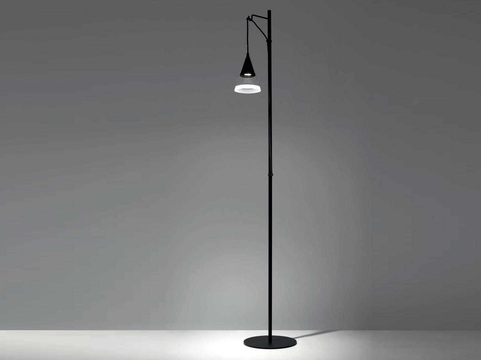 VIGO LED Borosilicate glass floor lamp