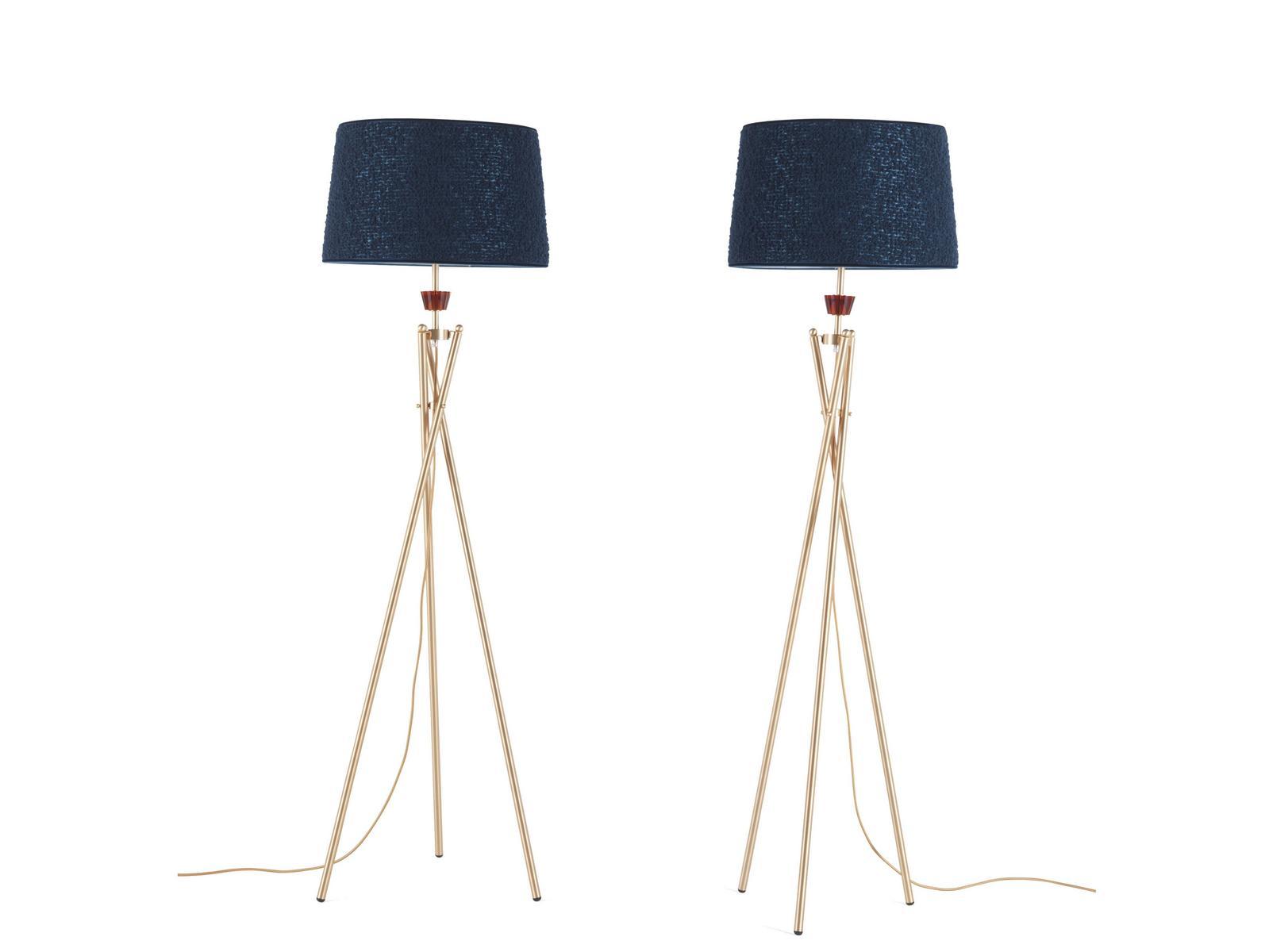 HOLMES Brass floor lamp