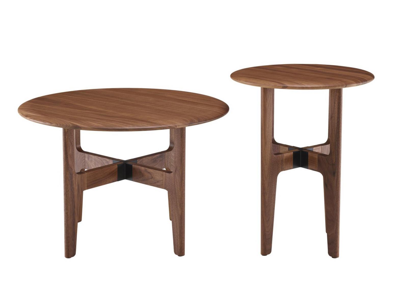 NODUM Round solid wood coffee table