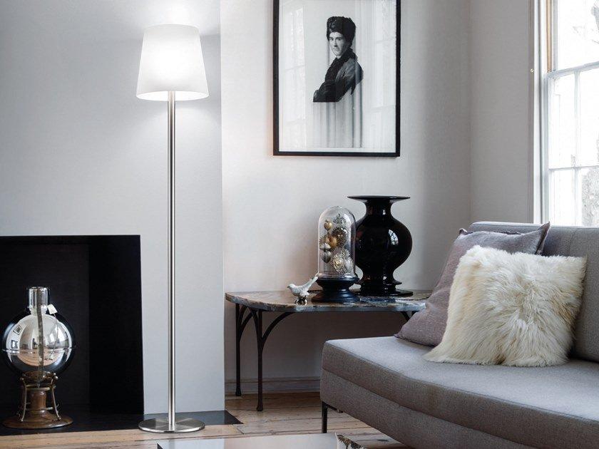 NAXOS PT Satin glass floor lamp