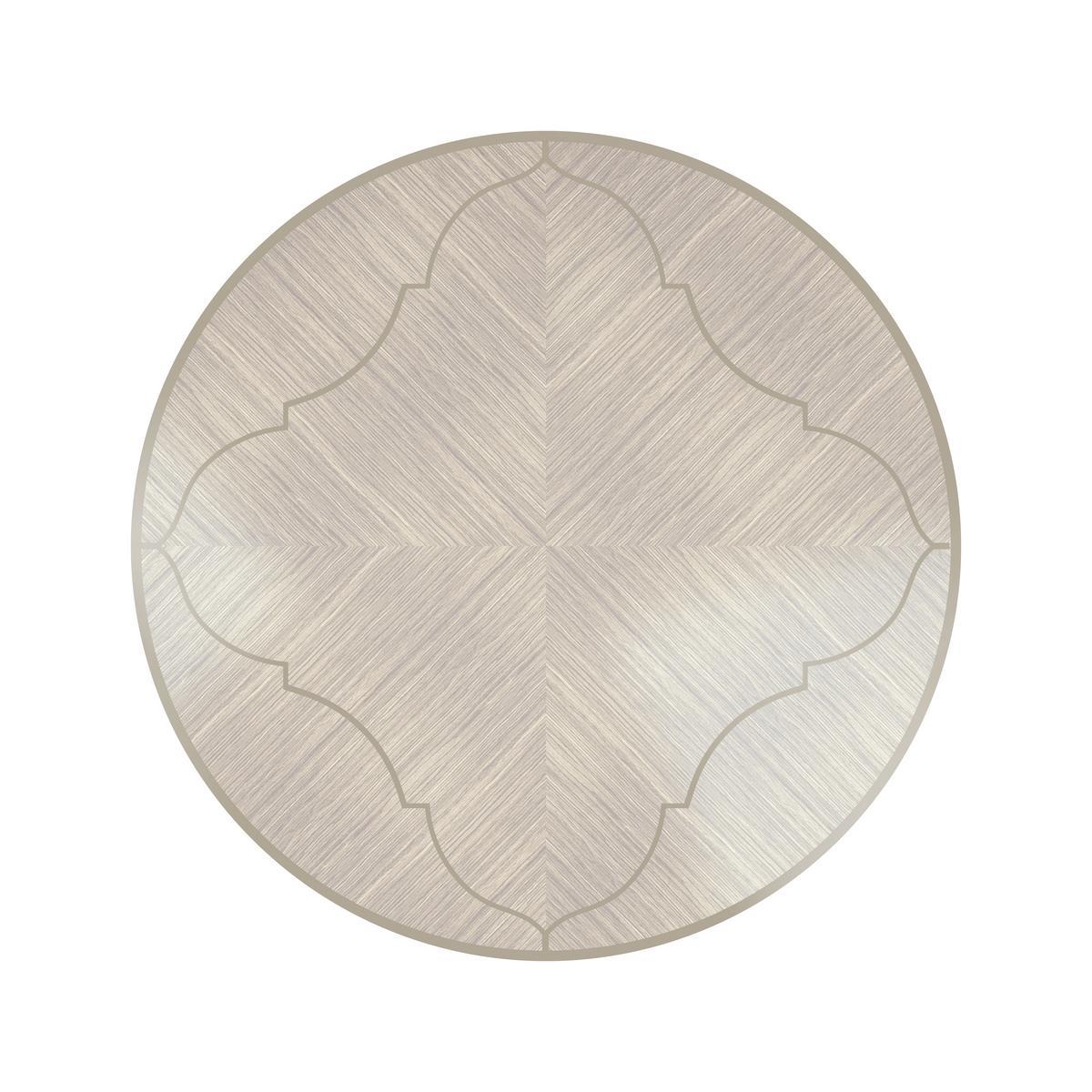 METROPOLIS Round walnut table