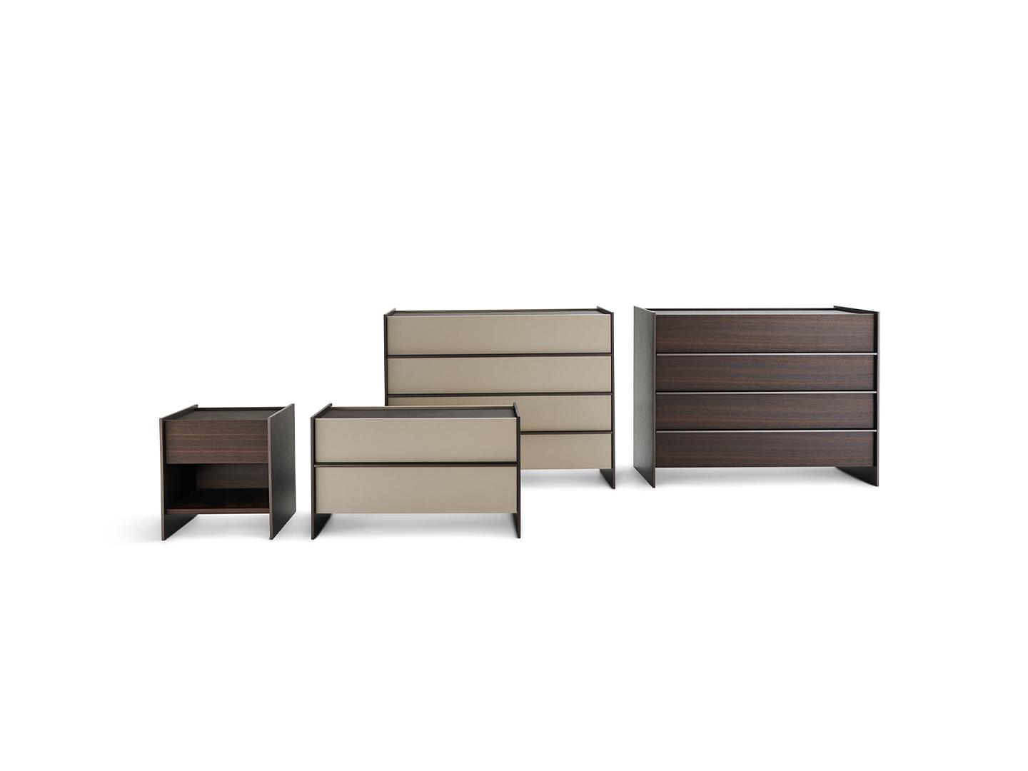 CASPER Wooden chest of drawers