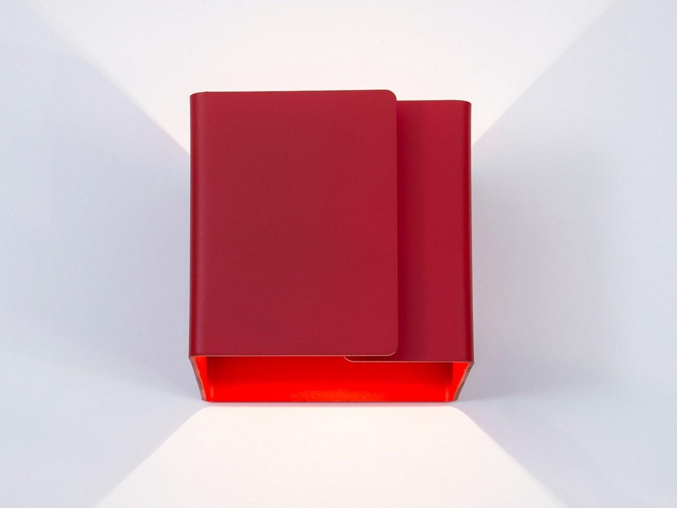 DING Direct-indirect light aluminium wall light