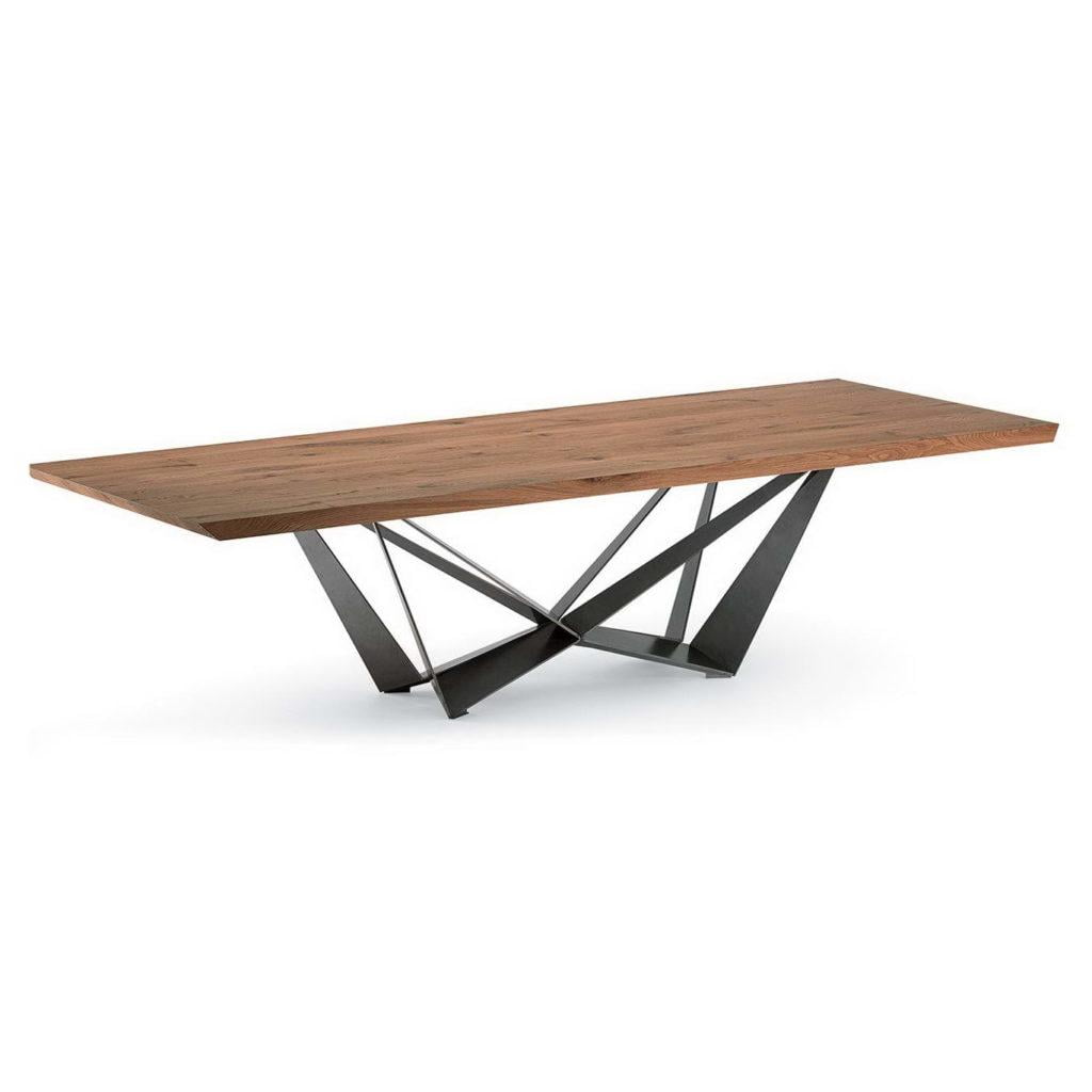 SKORPIO WOOD Oval veneer table