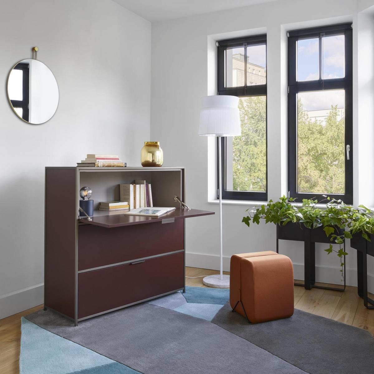 MOBIDEC Rectangular fabric pouf