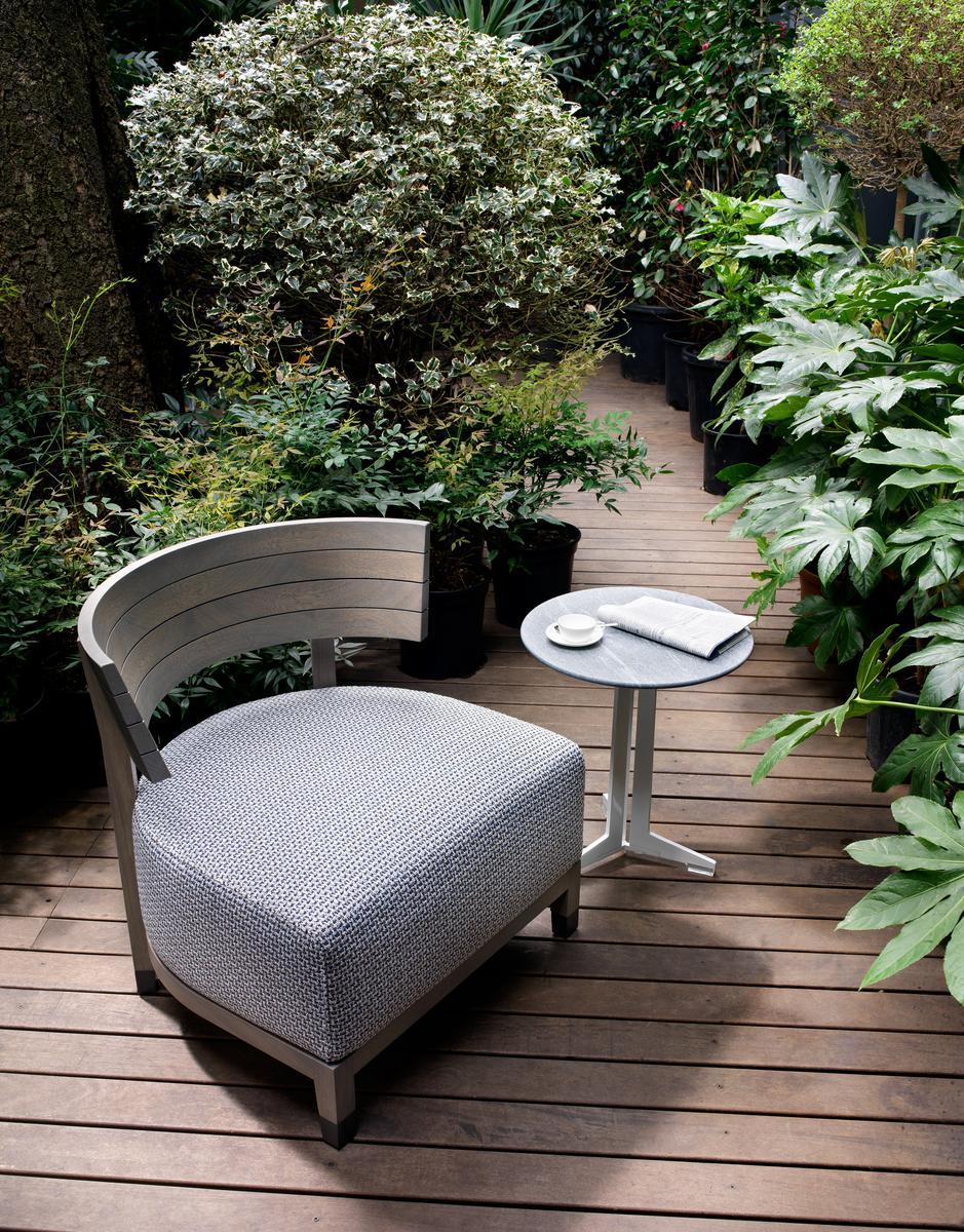 THOMAS Garden fabric easy chair with removable cover