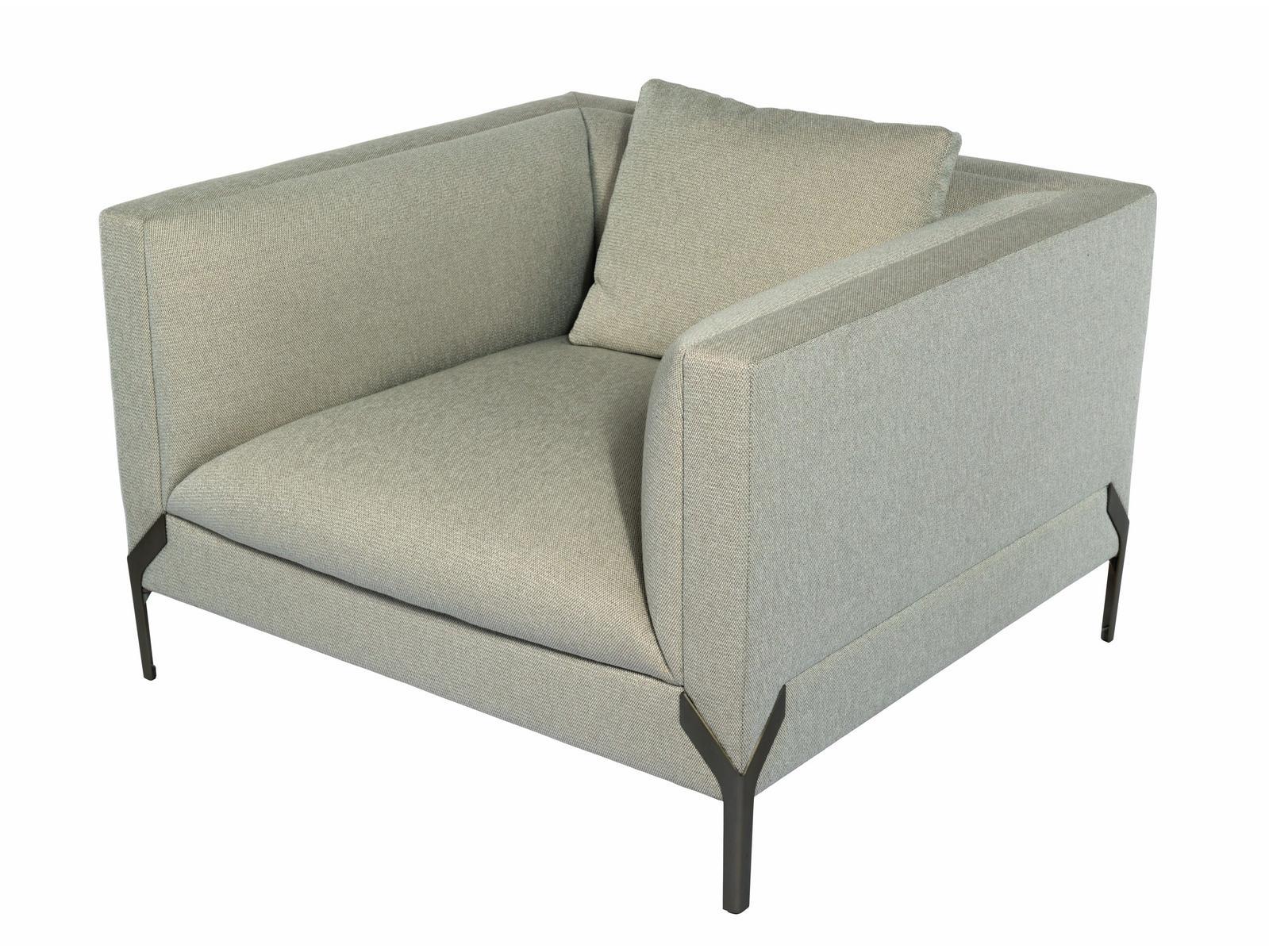 JAMBOREE Fabric armchair with armrests