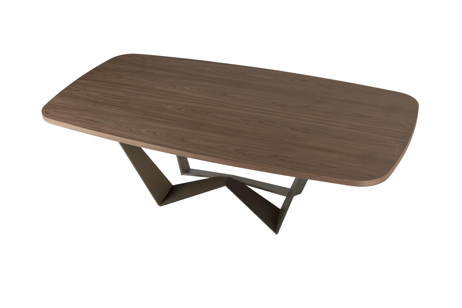 REVERSE Rectangular walnut table