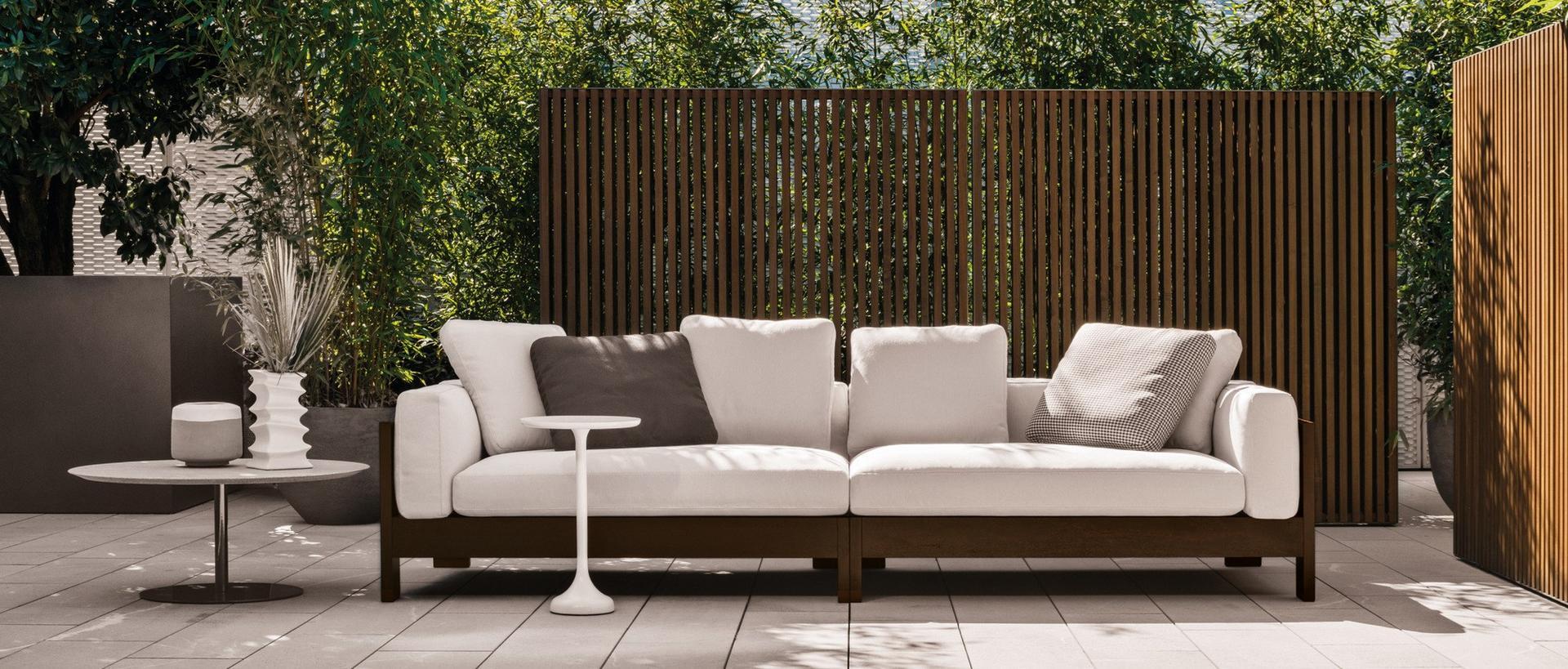 ALISON DARK BROWN OUTDOOR Outdoor sofa