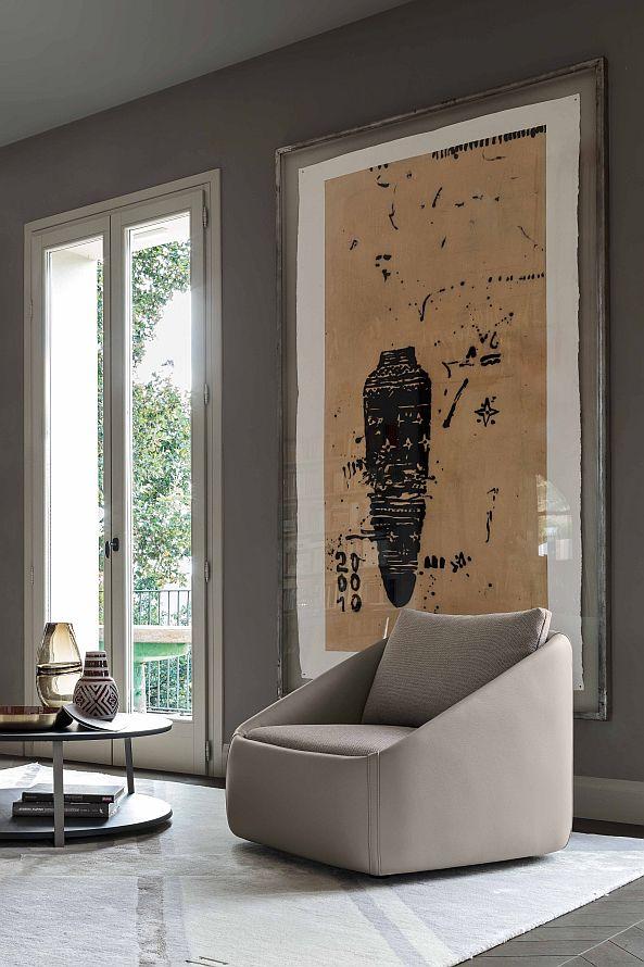 BEND Upholstered armchair
