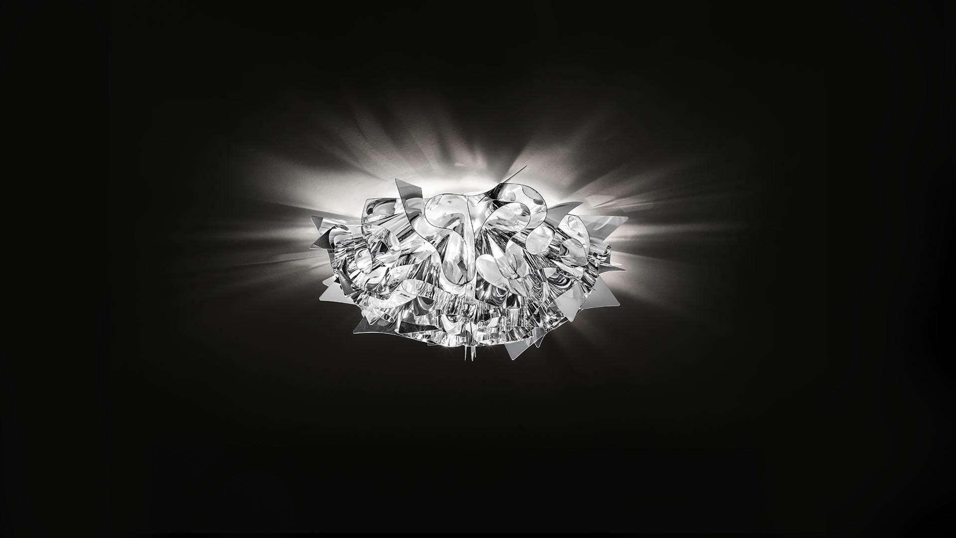 VELI SILVER Steelflex® wall lamp / ceiling lamp