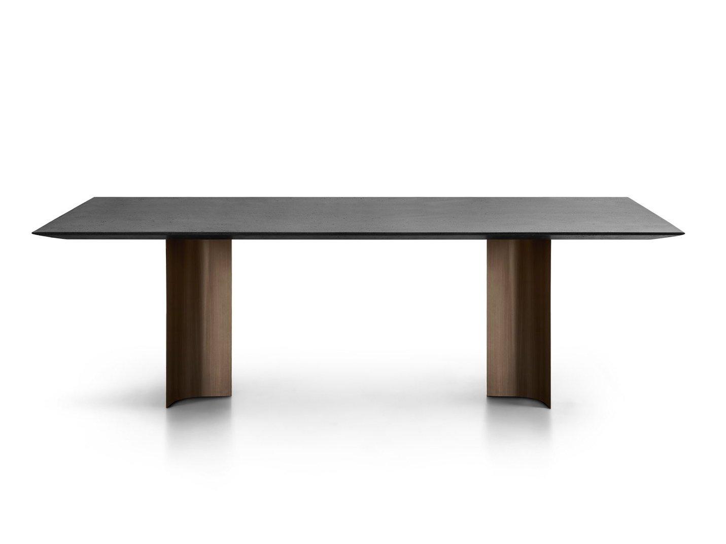 GULLWING Rectangular reconstructed stone table