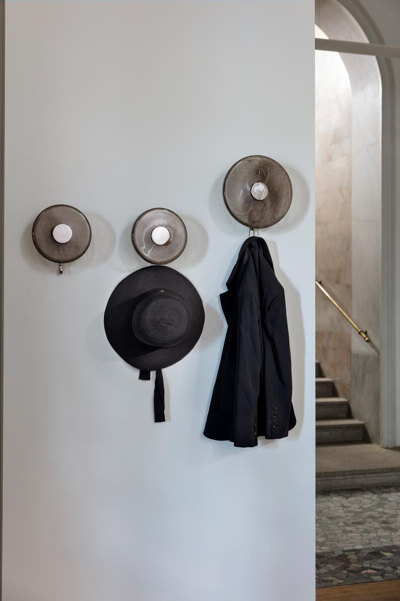 JUPITER Wall-mounted glass coat rack