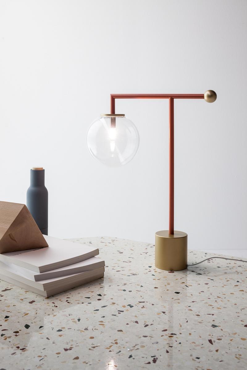 BARDOT LED painted metal table lamp