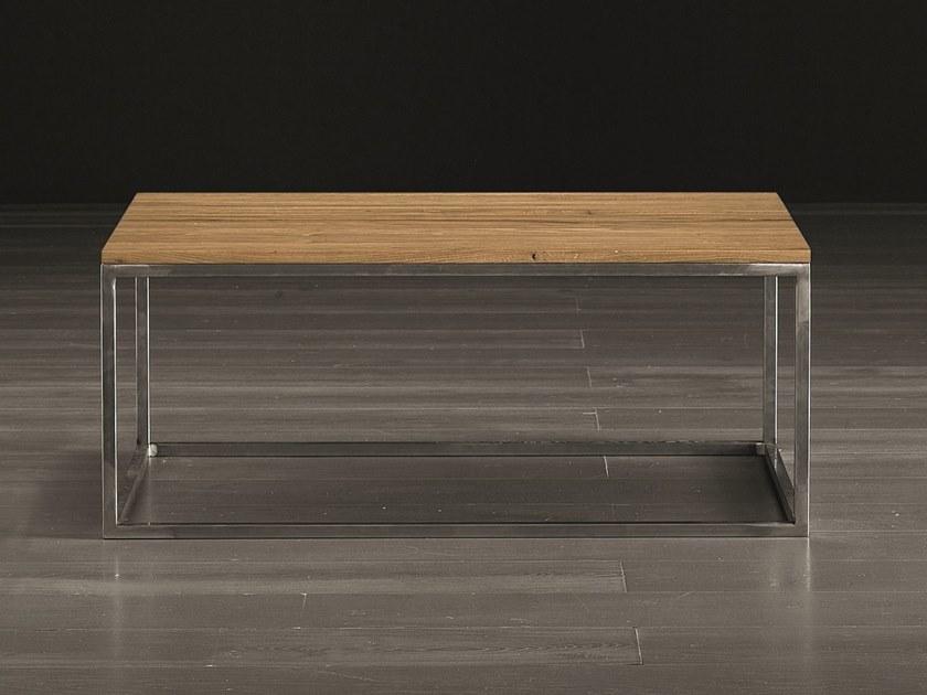 ECO Rectangular solid wood coffee table