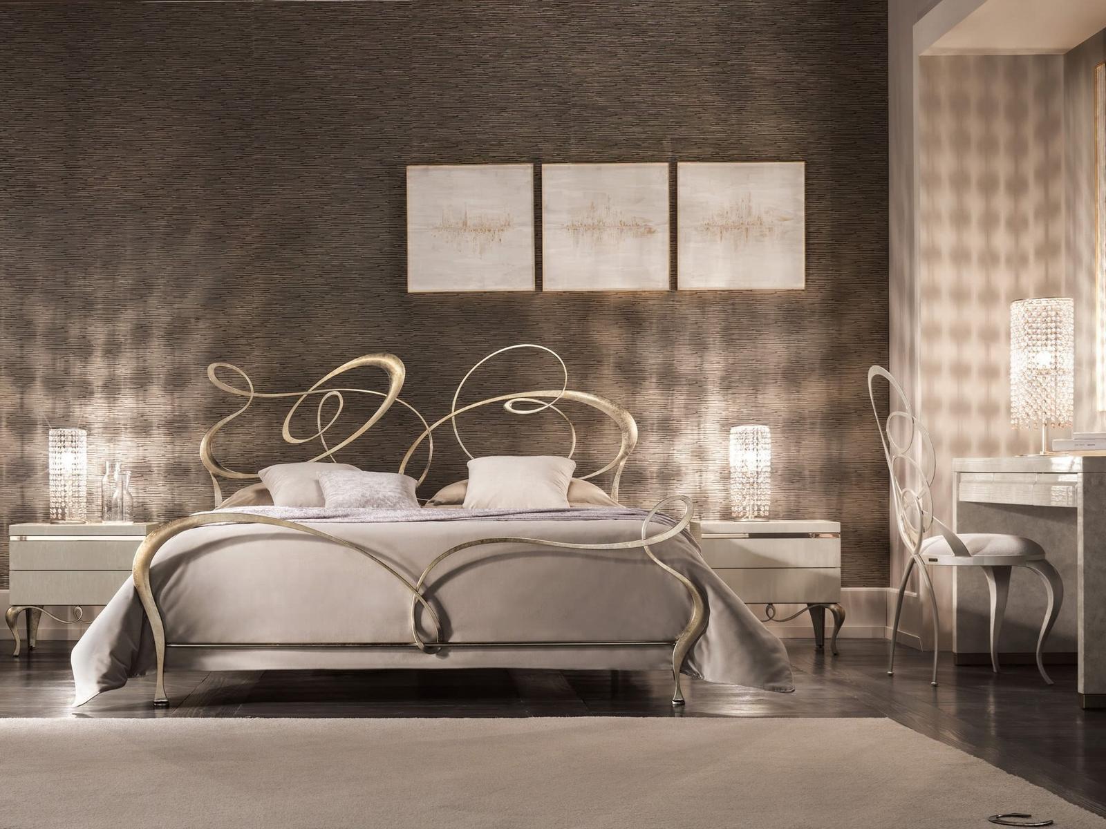 GHIRIGORI Wrought iron double bed
