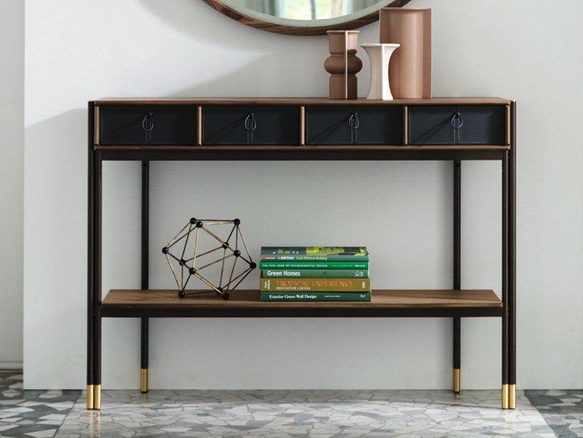 BAYUS Rectangular wooden console table