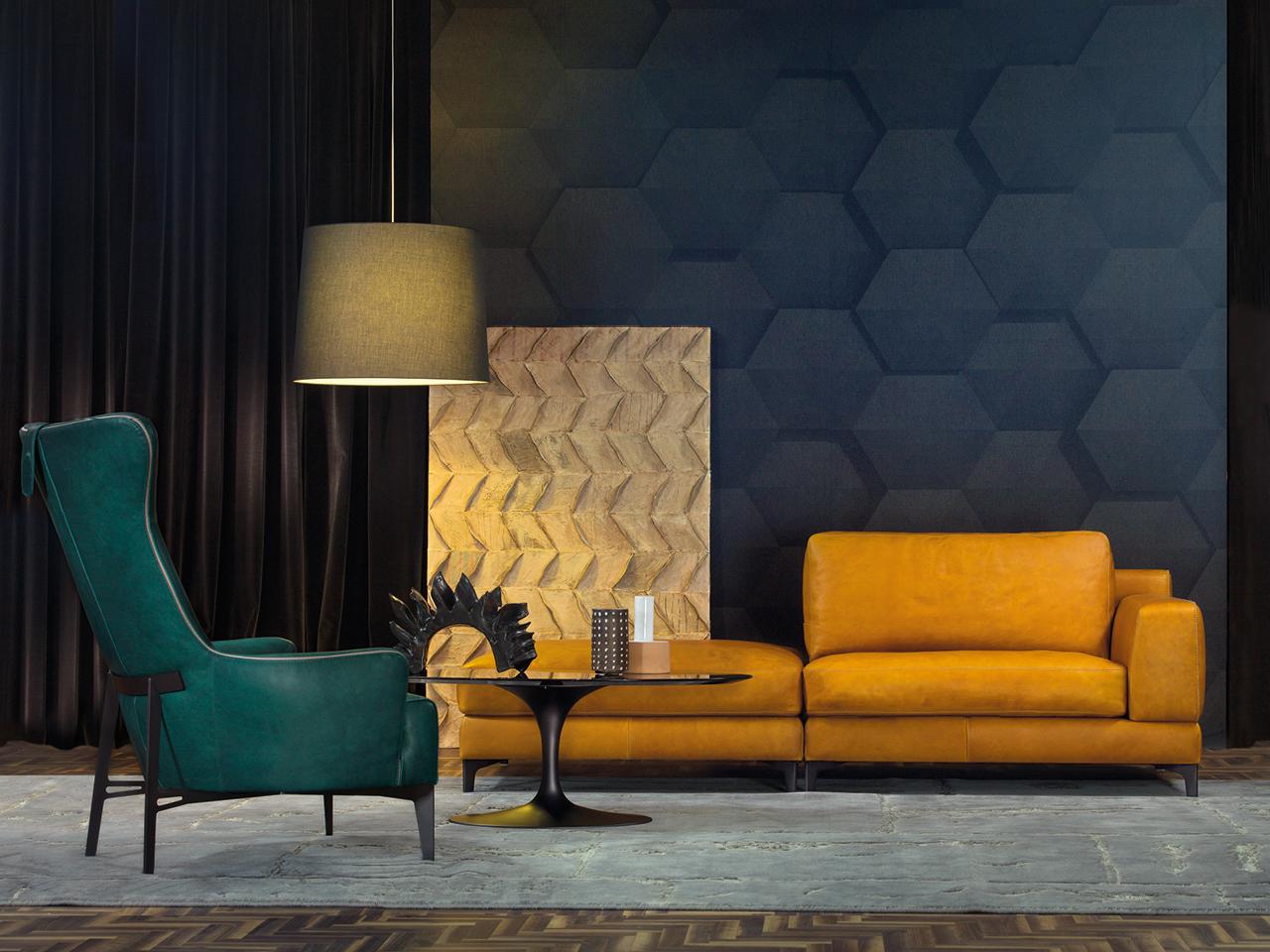 BEN Sectional leather sofa