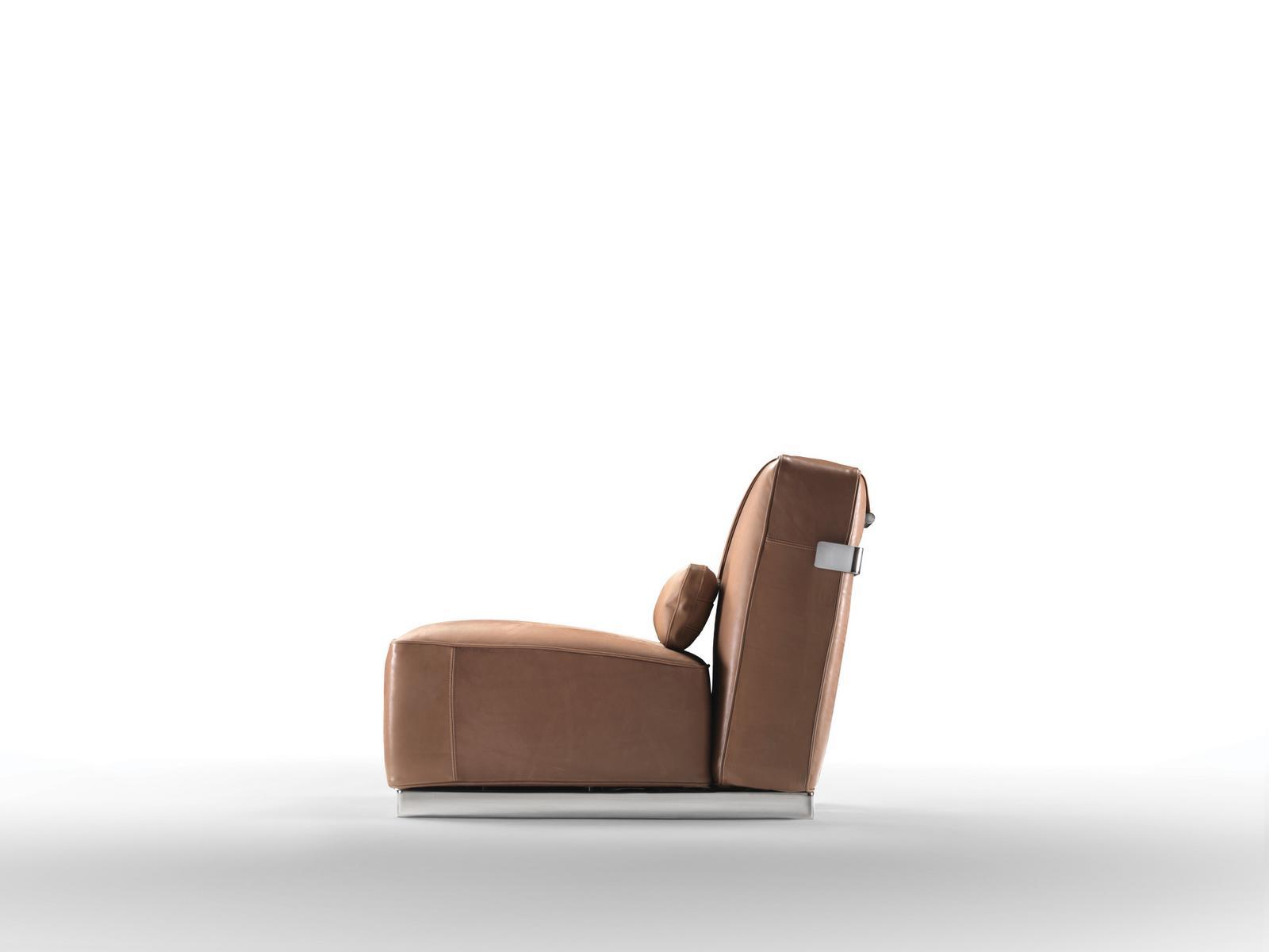 A.B.C.D. Recliner leather armchair