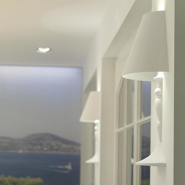 ABAJOURD'HUI SMALL Direct light recessed wall lamp