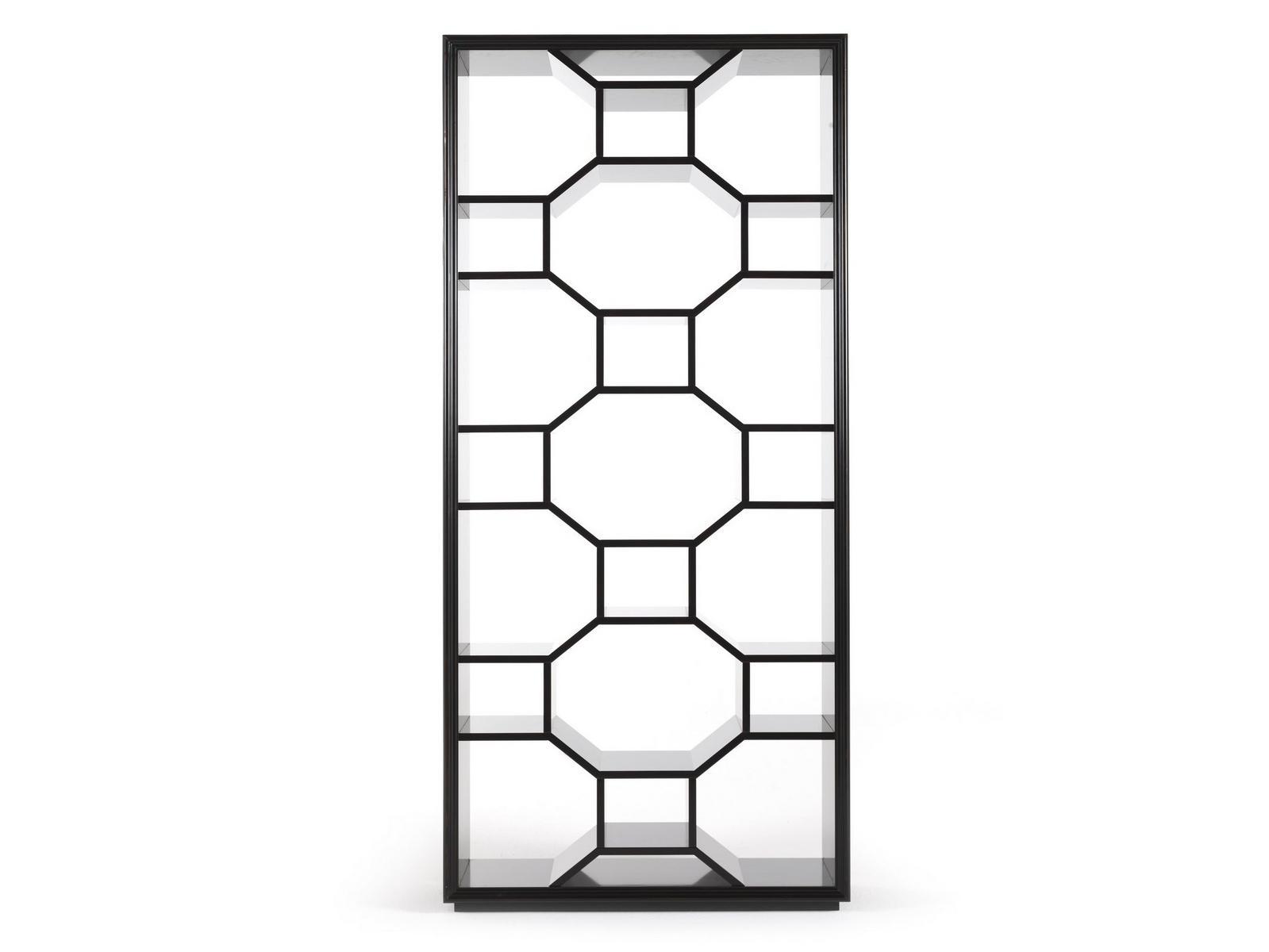 EVA Open double-sided beech bookcase