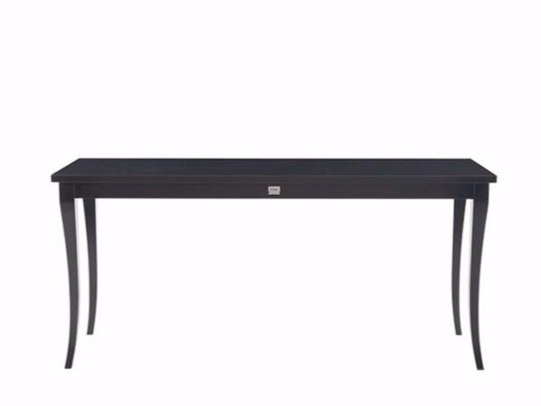 WAYNE Rectangular beech console table