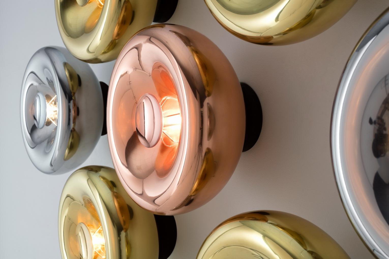 VOID Copper pendant lamp in a contemporary style