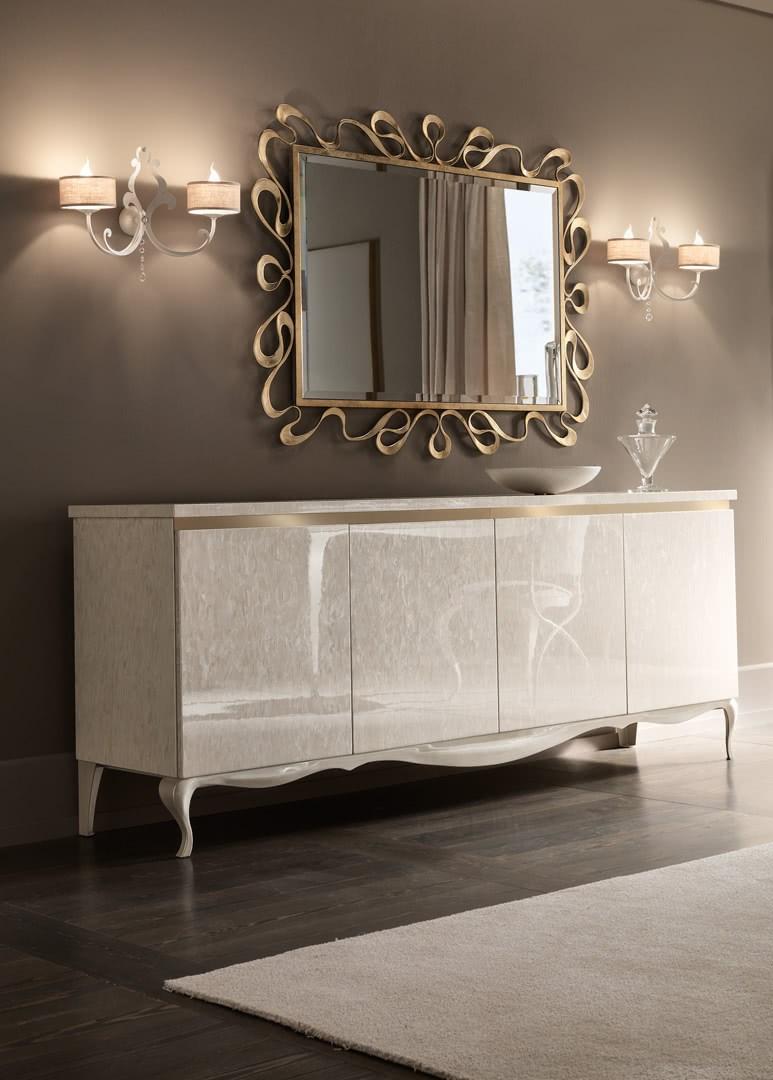 NASTRO Rectangular wall-mounted mirror