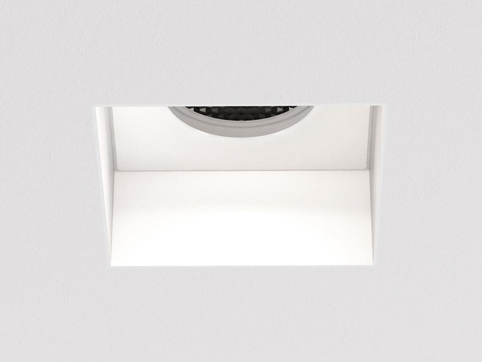 TRIMLESS SQUARE FIXED LED square recessed metal spotlight