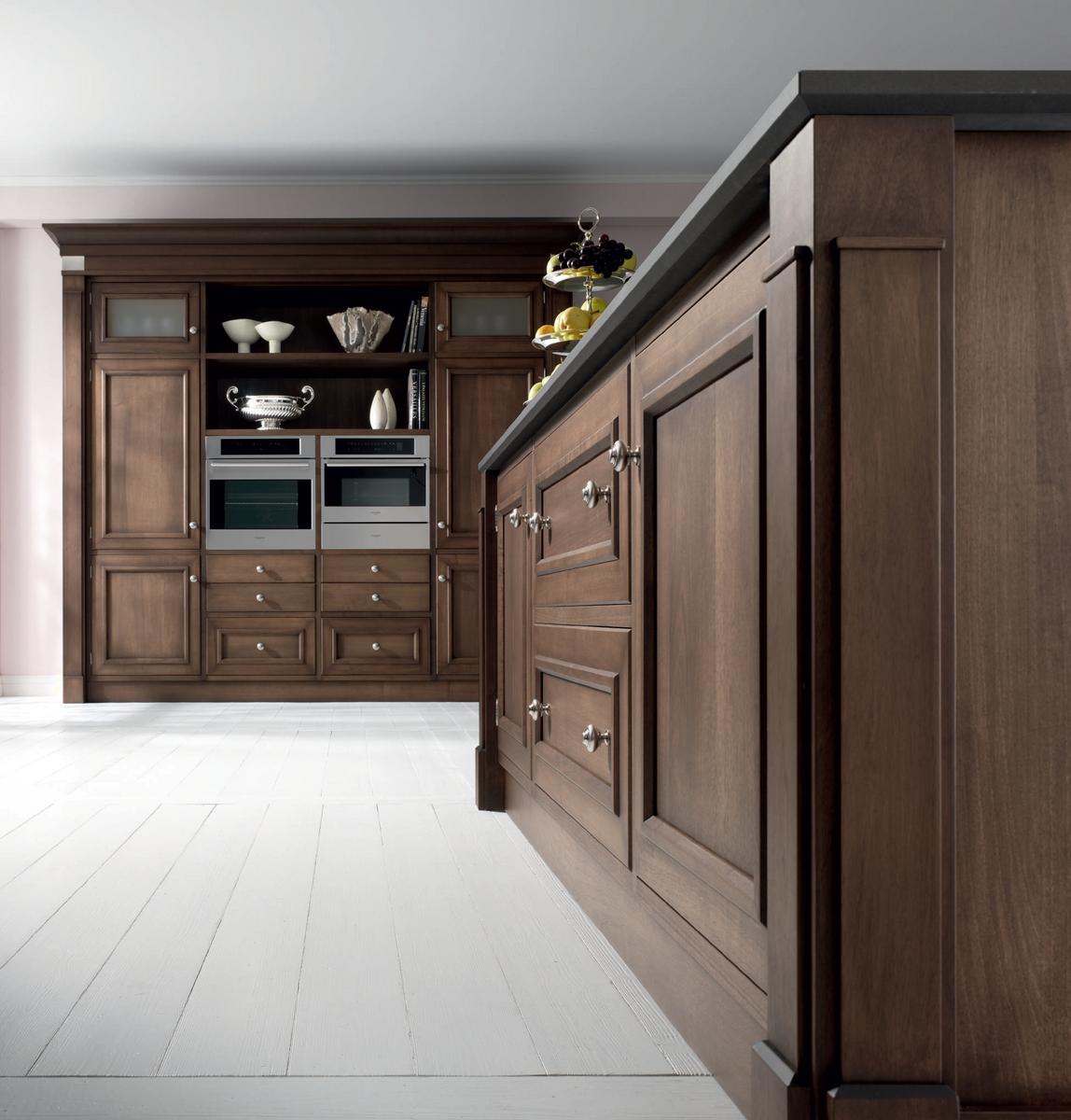 Veneer kitchen with handles FM bottega d'Arte Boston