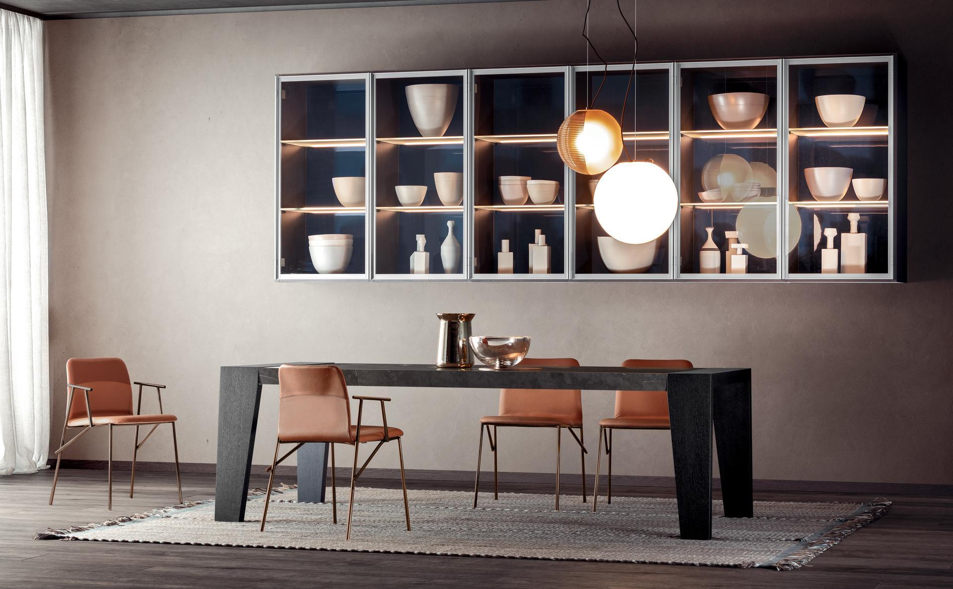 ALUNNA Upholstered Eco-leather chair