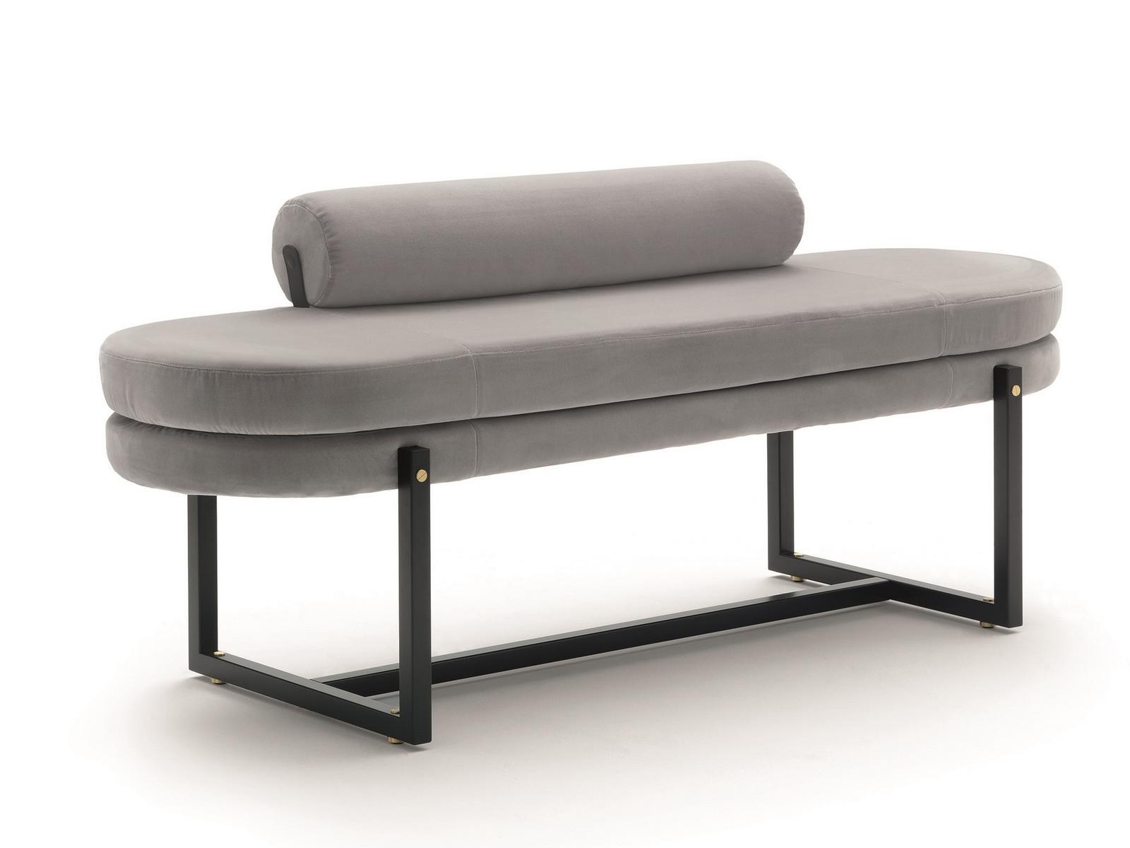 SIGMUND Upholstered fabric bench