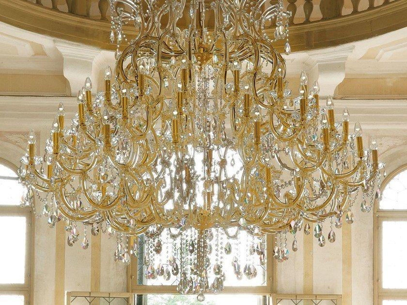 MARIA TERESA VE 910 Painted metal chandelier with crystals MARIA TERESA VE 910 Painted metal chandelier with crystals