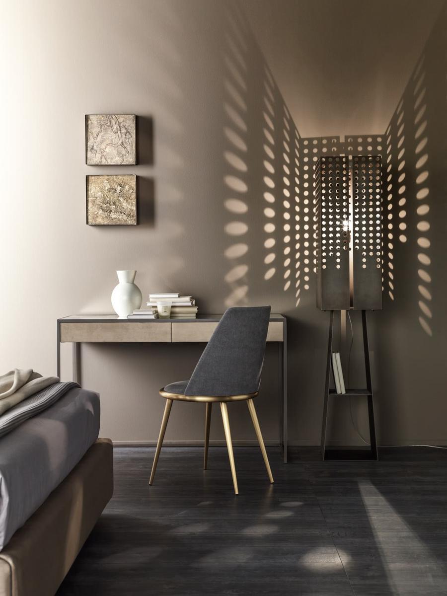 AURORA Upholstered Eco-leather chair