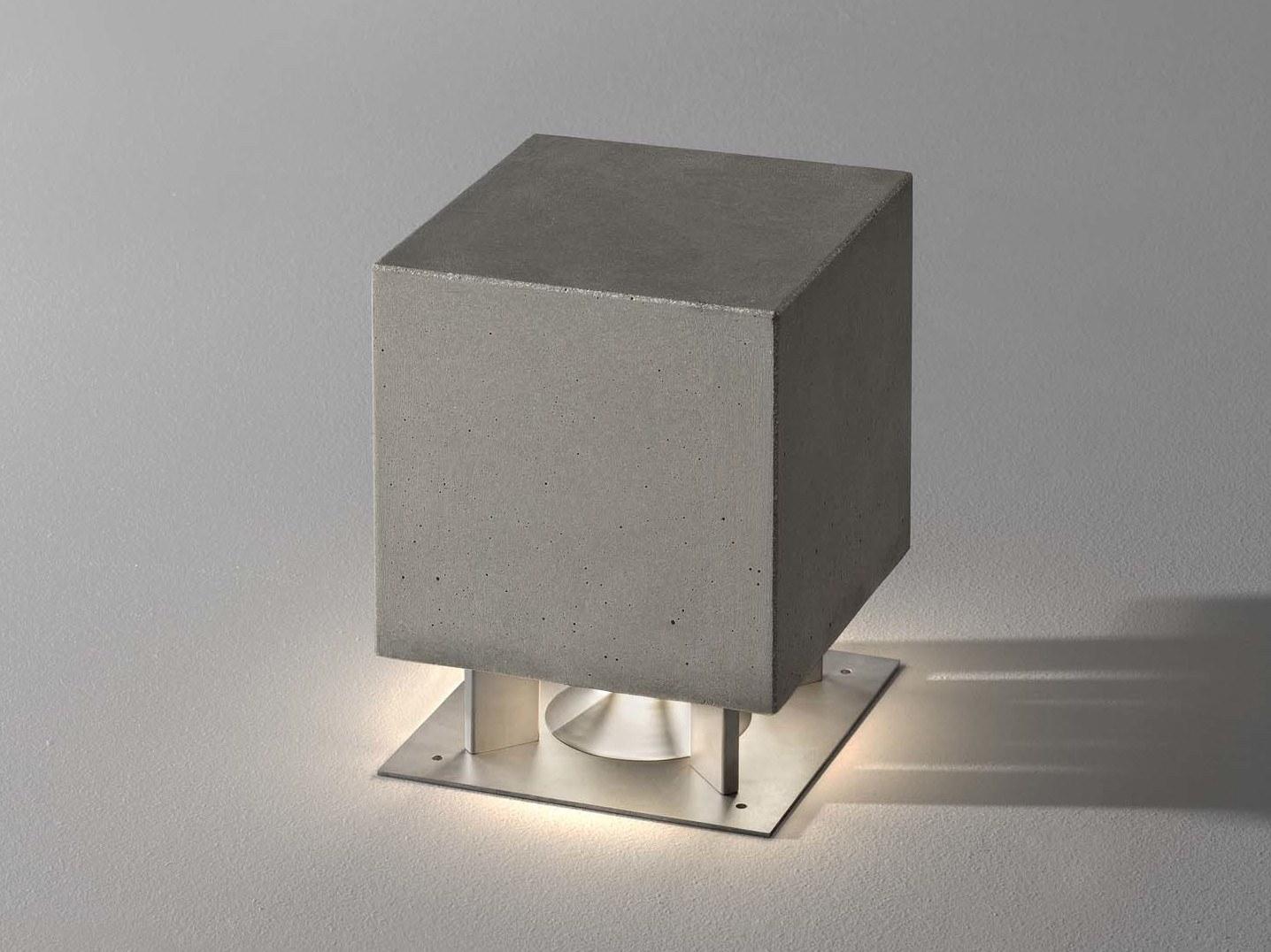 CEMENTO LED cement bollard light with speaker