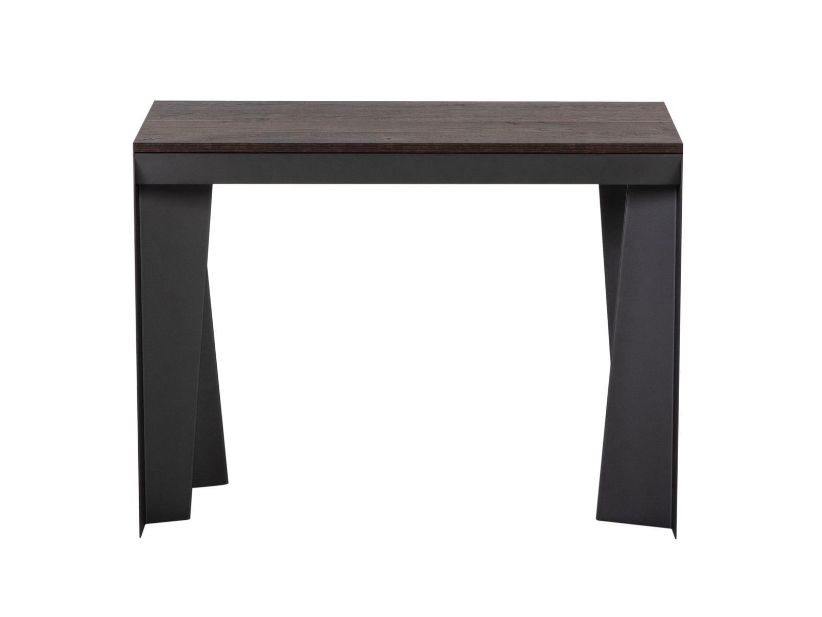 LEAF Extending rectangular oak console table