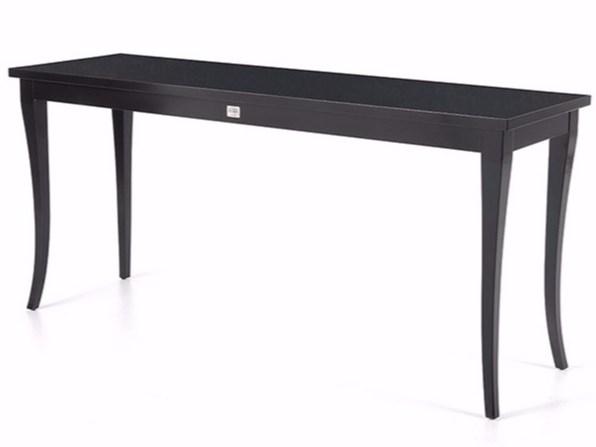 WAYNE Rectangular beech console table