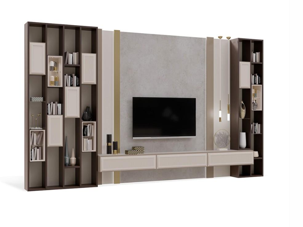 PR.862.1 Custom wooden TV wall system