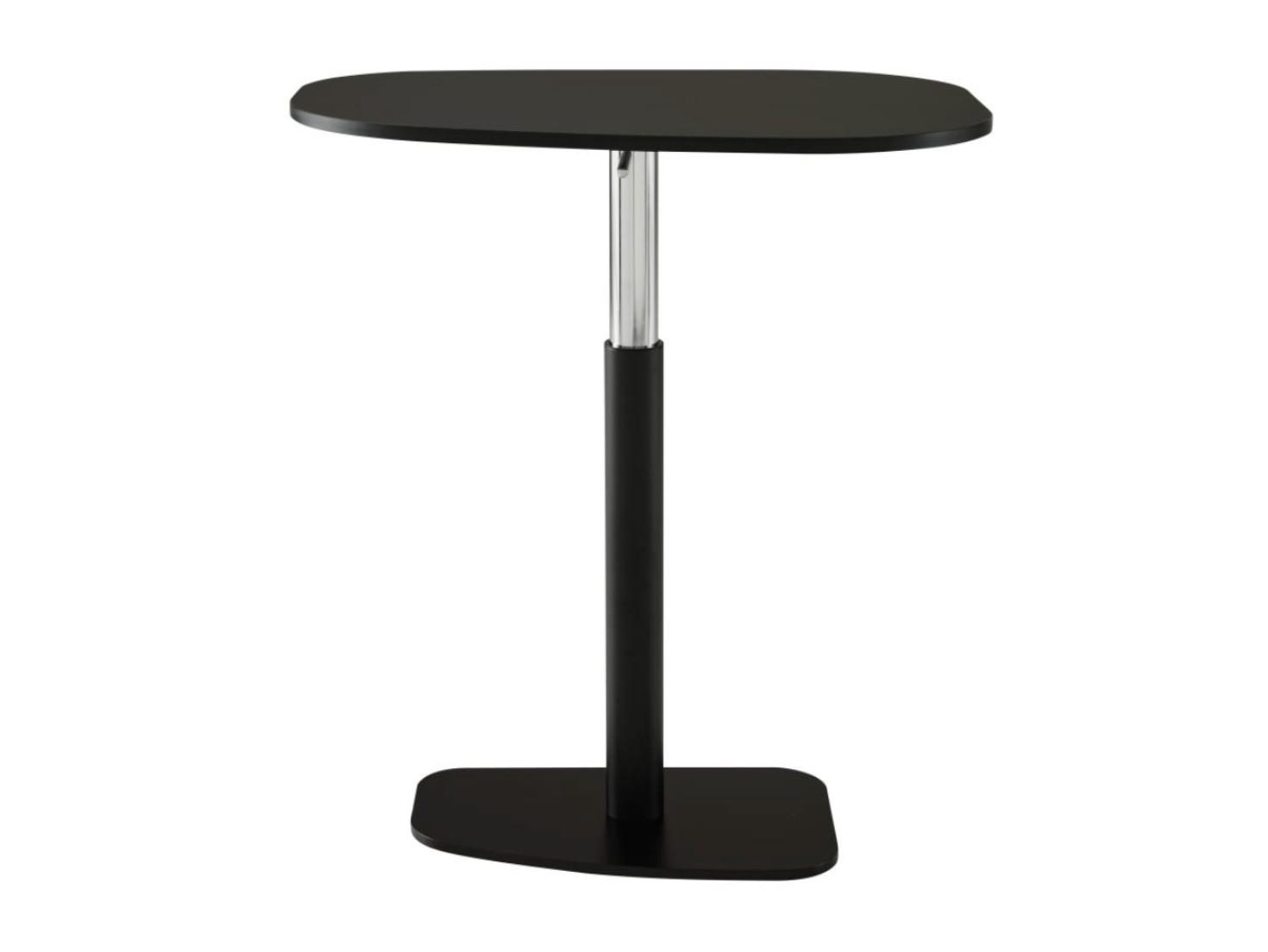 PIAZZA Height-adjustable steel and wood table